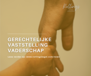 Gerechtelijke vaststelling van het vaderschap